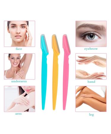 AMD NEXUS A Eyebrow Razor & Dermaplaning Tool - Portable Facial Hair Remover 15 Pieces for Men & Women - Buy Online on GoSupps.com