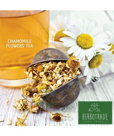 100% Pure Roman Chamomile Flower (Anthemis nobilis) Dried Natural Wildcrafted Herbal Tea (Loose) 3 oz / 90gr by Teliaoils in Resealable Pouch - Buy Online on GoSupps.com