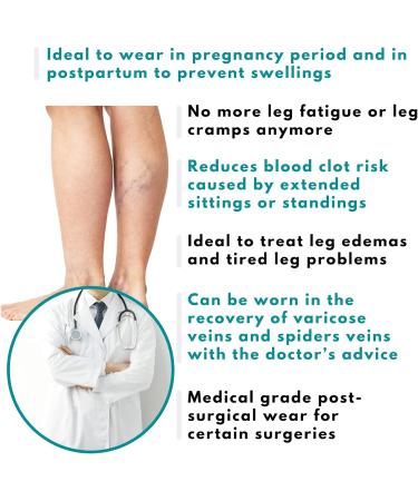 Knee High Compression Stockings 15-20 mmHg for Plus Size (XXL) - Moderate Support International Shipping Available - Buy Online on GoSupps.com