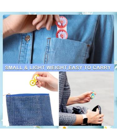 Yangwen Contact Lens Case - 6PCS Daisy Portable Travel Boxes for Left/Right Eye - Multicolored Lens Holders for Home & Travel - Buy Online on GoSupps.com