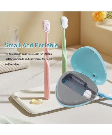 Sanitizer Toothbrush Case Rechargeable Portable Mini Travel Toothbrush Holder Toothbrush Cleaner Case for All Electric and Manual Toothbrushes Blue - Buy Online on GoSupps.com