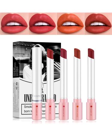 Charm Kiss New Lipstick 4 Colors Matte Lip Tint Stain Set Tube Popular Lipstick Lip Stain Long Lasting 24 hours Waterproof labiales Mate Velvet Lipstick Matte Velvet Lipstick