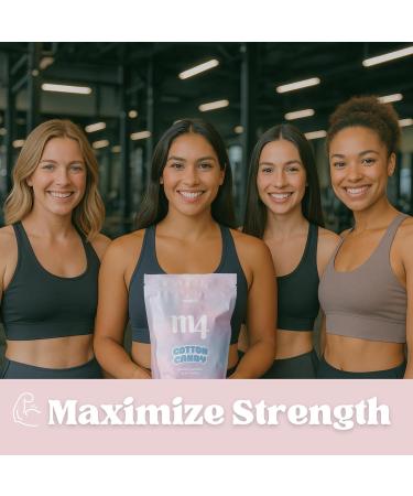 Morii- Creatine Monohydrate Gummies for Women 5 MG Per Serving | Muscle Strength Recovery Endurance for Women & Men (Cotton Candy) (90 Count) - Buy Online on GoSupps.com