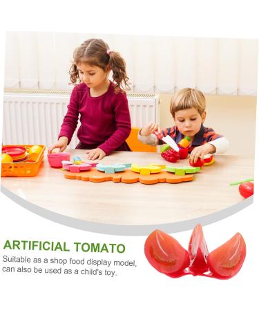 Alipis 9 Pcs Imitation Tomato Fake Tomato for Home Realistic Vegetable Decor Small Vegetable Ornament Red Tomato Figurine Lifelike Vegetable Tomato Artificial Lotus Root Slices Pvc Watermelon Redx3pcs 6.5x3.5cmx3pcs - Buy Online on GoSupps.com