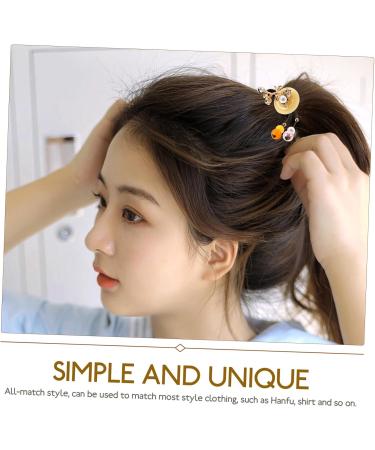 Didiseaon 1pc Hair Accessories Hair Rope Flower Hairbands Retro Hair Ties Scrunchy Hair Ties Retro Hair Loop Crystal Hair Ring Vintage Headdress Copper Etc. Agate Chinese Style - Buy Online on GoSupps.com