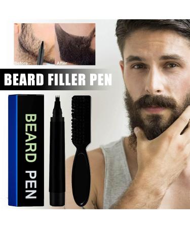Niceram Bartstift for Men | Waterproof Beard & Hair Care Kit | Perfect Gifts for Men - Dark Brown - Buy Online on GoSupps.com