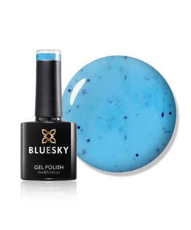 Bluesky Gel nail polish BlueBerry Burst Sum1922 blue light blue smoothie durable splinter festival 10 ml (must be dried under UV LED lamp)