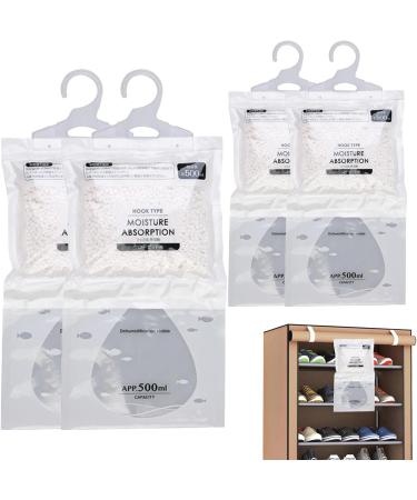 Qiyifang Moisture Absorber Bags - 4-Pocket Air Purification for Home & Storage | Ideal for Kitchen Bedroom Bathroom & Wardrobe - Buy Online on GoSupps.com