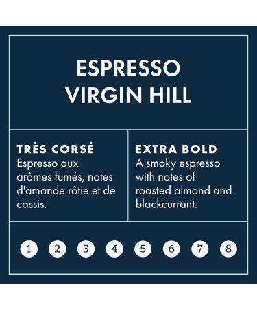 Virgin Hill Coffee - Organic Espresso Virgin Hill - Extra Bold Intensity & Extra Dark Roast - Three Quarters of a Pound of High-Grade Ground Coffee - 12oz / 340 grams Ground 12oz. / 340 grams - Buy Online on GoSupps.com