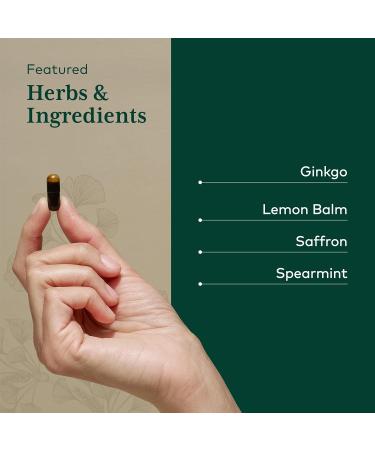 GAIA HERBS PRO Nootropic Focus - Brain Health Support Supplement* - Nootropic Supplement with Saffron Ginkgo Leaf Extract & Lemon Balm - Vegan Gluten-Free - 40 Liquid Phyto-Caps (20 Servings) - Buy Online on GoSupps.com