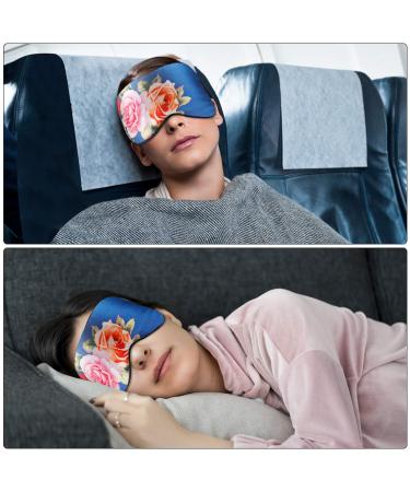 Silk Sleep Mask & Blindfold - Super Soft Eye Mask for Full Night's Sleep and Travel - Rose - Buy Online on GoSupps.com