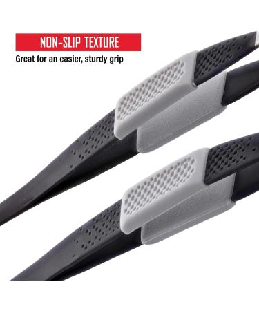 Barbasol Non Slip Stainless Steel Tweezer (2 Pack) - Slanted and Pointed Tweezers - Buy Online on GoSupps.com