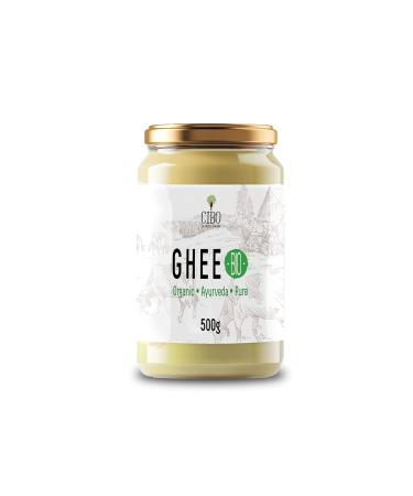 Cibo Ghee ORGANIC Made in Italy with clarified butter Made with milk from the Parma and Reggio Emilia areas 500 g