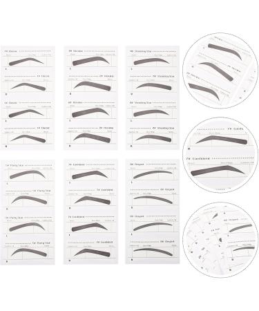 TEHAUX Pochoirs Sourcils Jetables 6 Pi ces Papier Maquillage Sourcils Femmes D butantes Autocollants Pr cision Beaut Usage Quotidien - Buy Online on GoSupps.com