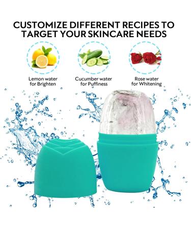 LATME Ice Cube Roller for Face & Eyes | Reusable Silicone Mold | Ultimate Face Massager for Puffiness Migraine Relief & Perfect Women's Gifts - Buy Online on GoSupps.com