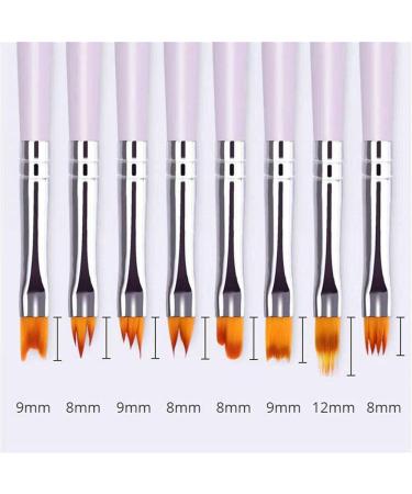 24-Piece Colour Paint Pen Set Pink Petal Pen Nail Brush Short Nail Brush - Buy Online on GoSupps.com