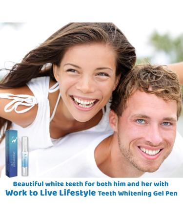 Organic Teeth Whitening Gel Pen - Easy to Use, Travel-Friendly, No Sensitivity - 30+ Uses for a Beautiful White Smile - Buy Online on GoSupps.com