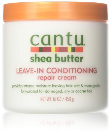 Cantu Shea Butter Leave-In Conditioner Repair Cream 16 Ounce (473ml) (3 Pack)
