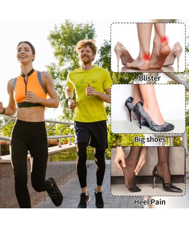 Wllhyf 4 Pairs Heel Handles & Shoe Pads | Self-Adhesive Foot Cushions for Loose Shoes | Cuttable Inserts for Men & Women - Buy Online on GoSupps.com