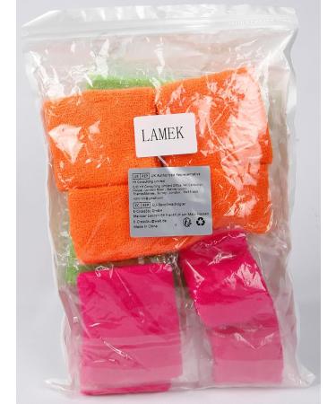 Shop Lamek 9-Stk Neon Welding Band Set - 80s Retro Headbands & Bracelets for Sports & Parties | Perfect for St. Patrick's Day - Pink Green Orange - Buy Online on GoSupps.com