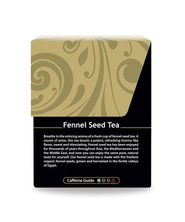 Buddha Teas Organic Fennel Seed Tea - USDA & OU Kosher, 18 Bleach-Free Bags - Buy Online on GoSupps.com