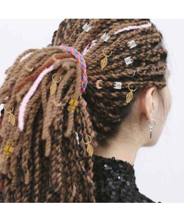 200 Pcs Aluminum Hair Coils & Dreadlocks Accessories | Braids Jewelry & Cuffs | Pearl Pendant Clips for Hair Decoration - Buy Online on GoSupps.com