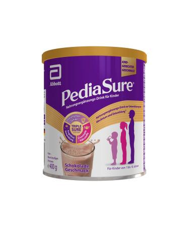 Pediasure Shake Chocolate - 400g - Dietary supplements for children shake with 27 vitamins and minerals and protein for children from 1 year - Buy Online on GoSupps.com