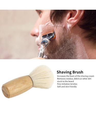 Professional Shaving Brush for Men - Portable Wooden Handle Grooming Tool for Home & Travel | International Shipping Available - Buy Online on GoSupps.com