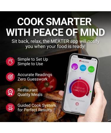 Meater Block | Premium Wireless Smart Meat Thermometer for Grill Oven & BBQ | Bluetooth & WiFi Connectivity - Buy Online on GoSupps.com