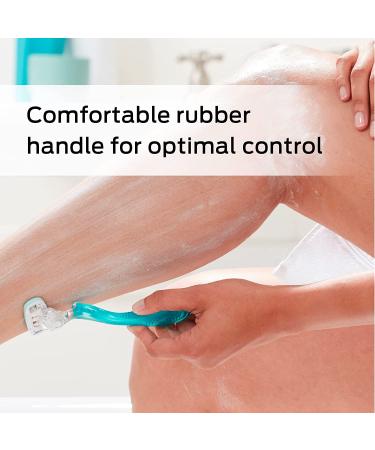 Schick Hydro Silk Sensitive Skin Razor for Women - 5 Moisturizing Blade Refills - Buy Online on GoSupps.com