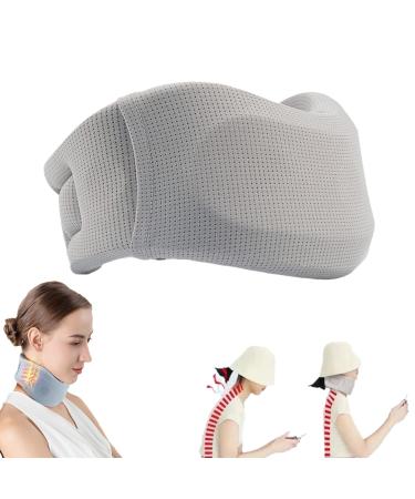 Recovist Neck Brace Cervicorrect Neck Brace Neck Brace Neck Brace for Sleeping Soft Foam Neck Support Brace Neck & Elastic Supports (Gray M) Gray Medium