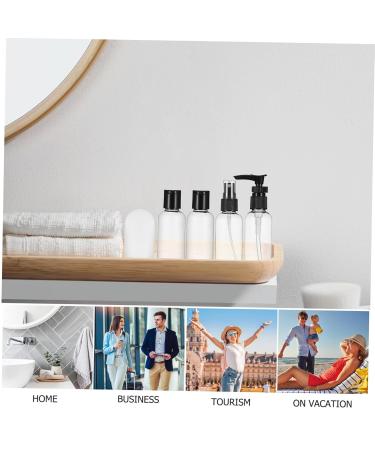 Portable Toiletry Set - Refillable Shampoo Lotion & Body Wash Bottles for Travel | Eco-Friendly Pump & Spray Bottles - Buy Online on GoSupps.com