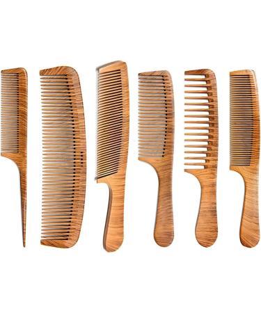 Comb Natural Pear Wooden Wide Tooth Hair Comb Scalp Head Massage Wood Comb Detangling Hair Brush for Hair Care Tools wooden comb (Color : 3) - Buy Online on GoSupps.com