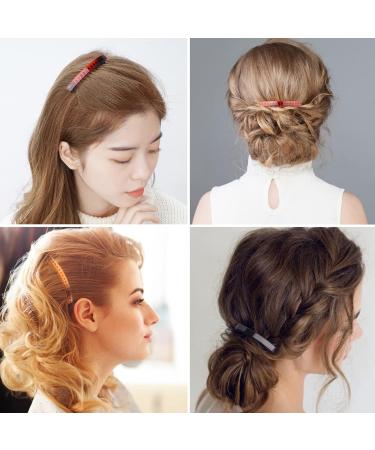 VEGCOO 15 Pcs Hair Combs Slides - Black Plastic French Side Combs for Women Girls with Strong Hold - Twist Comb Hair Clips for Thick and Fine Hair (A15) - Buy Online on GoSupps.com