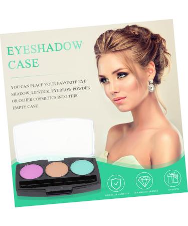 FOMIYES 20 Pcs Highlighters Empty Eyeshadow Containers Empty Eyeshadow Pallet Makeup Palette up Make up Blackx2pcs 7.2x4.2cmx2pcs - Buy Online on GoSupps.com