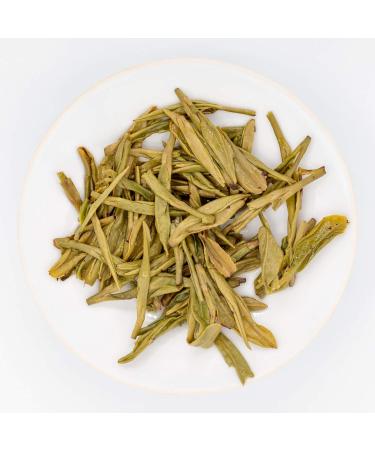 oriarmcha Long Jing Dragon Well Tea Leaves - Chinese Longjing Green Tea Loose Leaf - Yuqian 1st Grade 100g Ziplock Resealable Bag Long Jing Tea 100g (Pack of 1) - Buy Online on GoSupps.com
