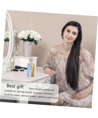 Angoily 100pcs Lip Gloss & Lipstick Box - DIY Packaging for Lip Balm Mascara & Perfume - Eco-Friendly Kraft Cases - Buy Online on GoSupps.com