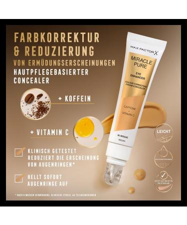 Max Factor Miracle Pure Eye Enhancer - Colour-Correcting Concealer - 02 - Buff 10ml - Buy Online on GoSupps.com