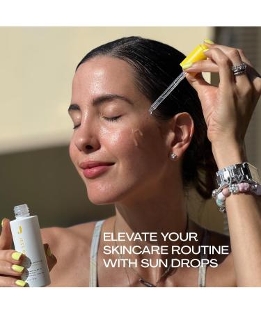 JESS BEAUTY Face Sunscreen Sun Drops SPF 50 | Fast Drying Skin Care Oil with Camellia Sinensis & Squalane | 1 fl. oz - Shop Internationally - Buy Online on GoSupps.com