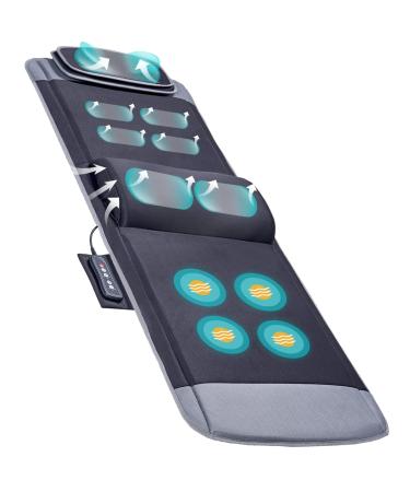 Comrelax Full Body Massage Mat with Vibration, Stretching and Pressure Massage, Adjustable Pillow Height, Bed Sofa Floor Home Office Massage Mat, Relieve Pain for Neck, Back, Waist, Legs, Massage Pad Black - Buy Online on GoSupps.com
