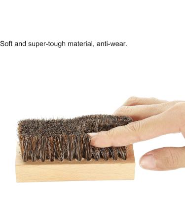 PATIKIL Horsehair Shoes Brush Square Handheld Polish Daubers for Leather Boots Cloth - Buy Online on GoSupps.com