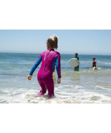 O'Neill Toddler Reactor-2 2mm Full Wetsuit - Light Aqua/Graphite/Berry - Buy Online on GoSupps.com
