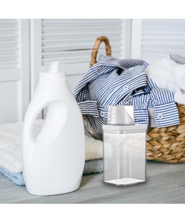 Laundry Detergent Dispenser | Reusable Empty Bottles With Measuring Cup | Washing Powder Storage Detergent Container | Fabric Softener Storage Bottle For Scent Booster Beads/Small Solid Grain/Liquids 1100ml - Buy Online on GoSupps.com