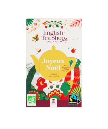 English Tea Shop - Merry Christmas - Assorted Christmas teas and infusions - 20 organic Fairtrade tea bags - Christmas gift i
