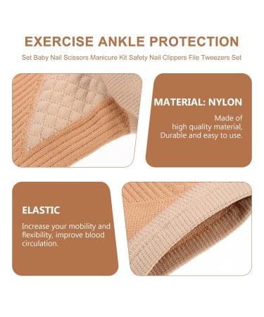 Healifty Ankle Support Socks - 2 Pairs Sprain Proof Sports Ankle Sleeves & Covers - Best Ankle Protectors for Injury Recovery & Protection - Buy Online on GoSupps.com