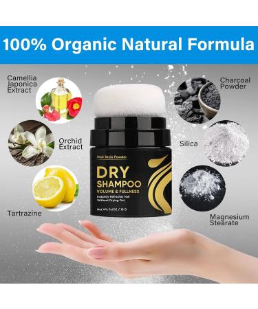 MOSKILA Dry Shampoo Powder - Non-Toxic Unscented Travel Size Hair Powder for Oil Control & Fluffy Hair | Ideal for Men & Women - Buy Online on GoSupps.com