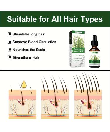 100% Pure Organic Rosemary Essential Oil for Hair Growth | Nourish Scalp Improve Circulation Relieve Itchy & Dry Scalp | 30ml Hair Care Oil - Buy Online on GoSupps.com