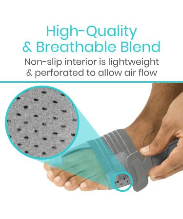 Vive Full Foot Bunion Splint - Toe Separator for Hallux Valgus - Hammer Toe Straightener - Orthopedic Soft Brace for Pain Relief - Men and Women (Gray) - Buy Online on GoSupps.com