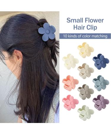 inSowni 20 Pack Small Plastic Flower Hair Claws Clips Barrettes - Nonslip Strong Hold Hair Accessories for Women, Girls, Teens, Kids - Buy Online on GoSupps.com