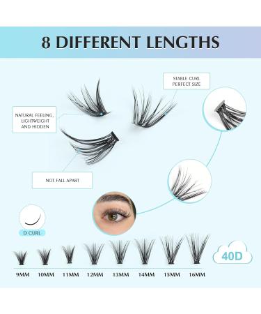 Oreola D Curl Single Eyelashes Set 9-16mm 240pcs Bond & Sea Perfect for International Shipping - Buy Online on GoSupps.com